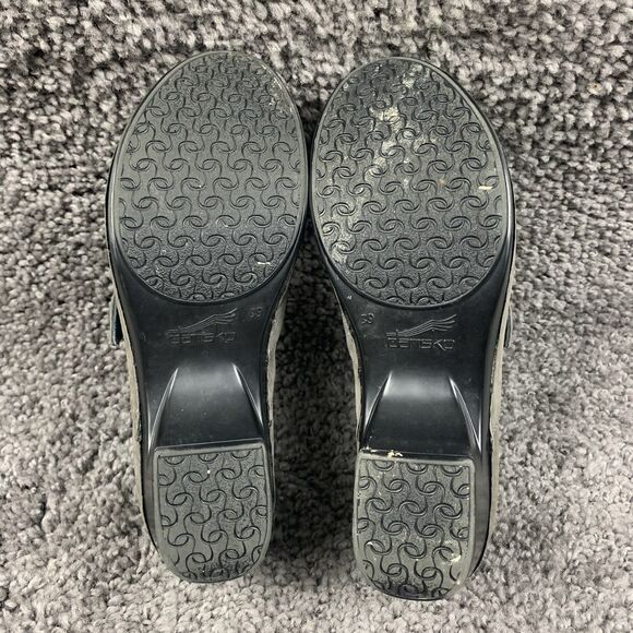 Dansko Tamara Nubuck Leather Clogs Mules Gray Women’s 39 US 8.5-9 - Picture 7 of 8